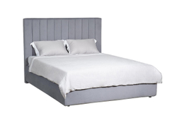 Кровать Garda Decor Andrea серо-голубая ANDREA1К-160M-Vel12