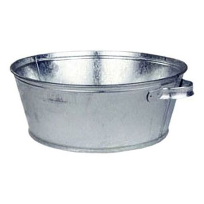 Таз 9 л цинк круглый
