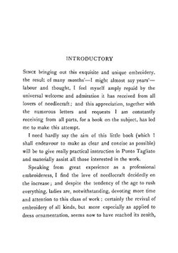 The new lace embroidery (Punto tagliato) | Louisa Augusta Tebbs