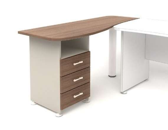 К25 Модерн (М17+М20+2131+М36) Тумба приставная левая 1600х600х740