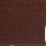 Полотенце махровое 30*30см «LUNA» цвет темно-коричневый 04040 плотность 360гр/м2