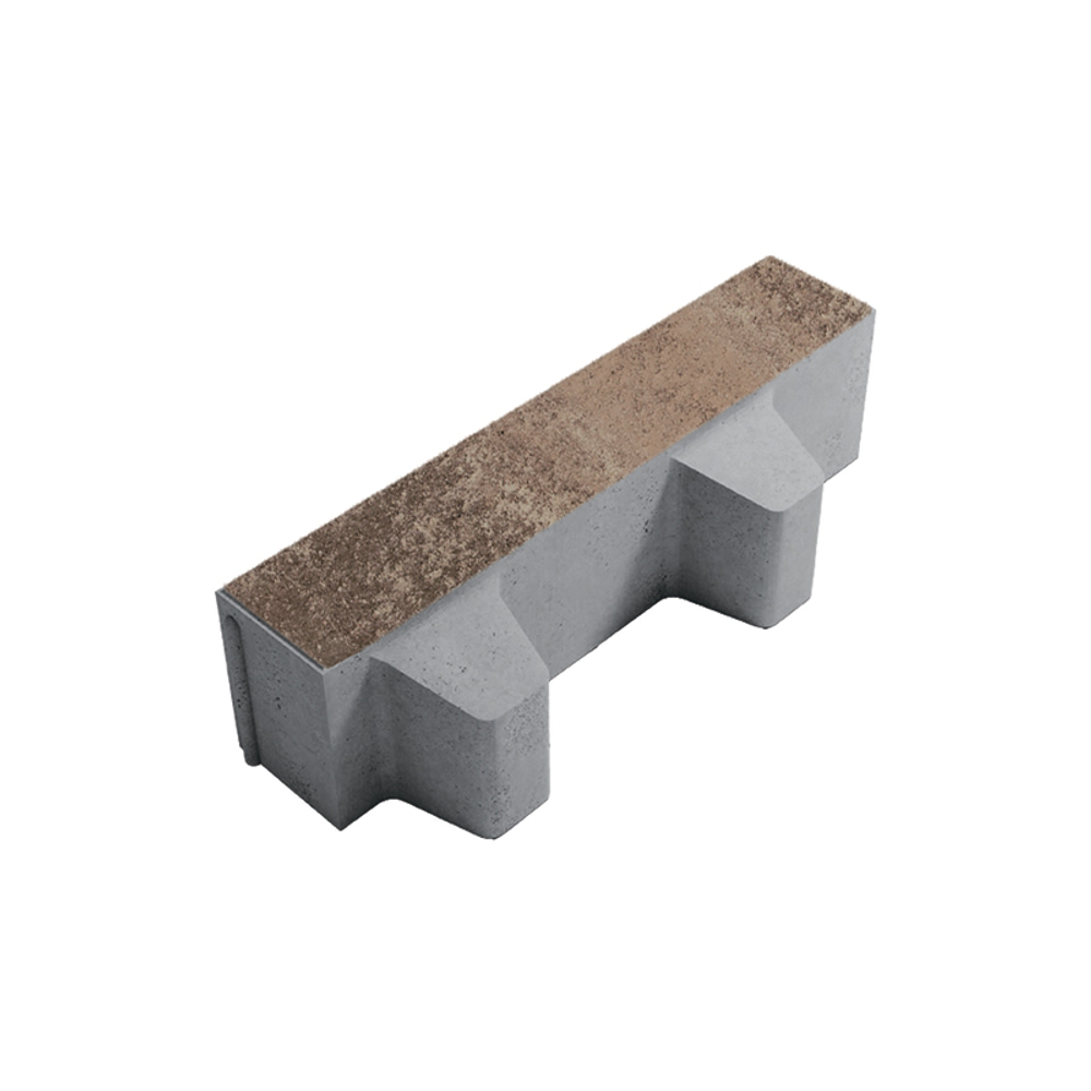 Тротуарная плитка ГАЗОННАЯ РЕШЕТКА - Листопад гладкий Хаски