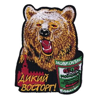 Нашивка Медведь - Дикий восторг