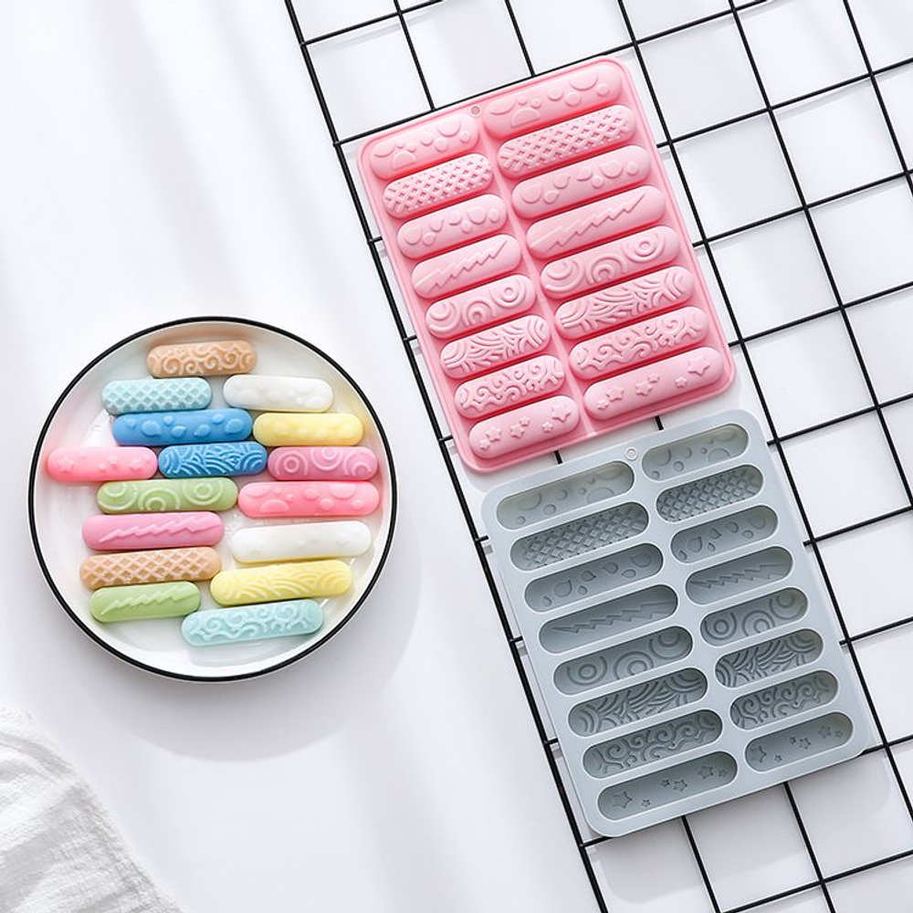 Форма силиконовая «Шоколадные батончики» 16 ячеек