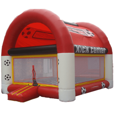 Детский надувной батут "Мячики" с крышей 5*4*3.5 м