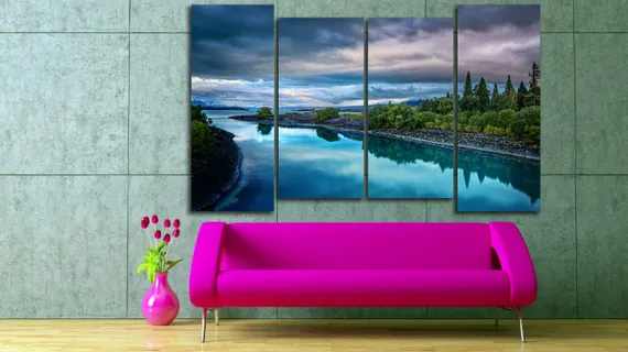 Модульная картина "Река мечты"