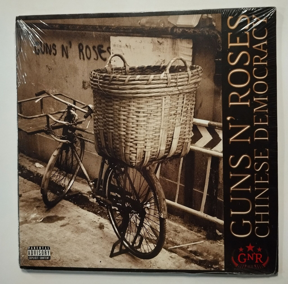 Винтажная виниловая пластинка LP Guns N Roses Chinese Democracy 2LP (Europe 2008) (Sealed)
