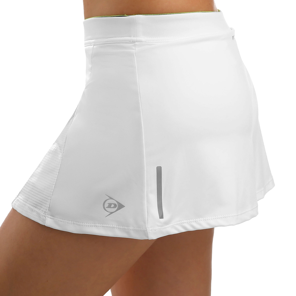 Женская теннисная юбка Dunlop Skirt Women - White, Lightgrey