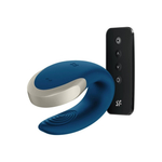 Смарт вибратор для пар Satisfyer Double Love blue