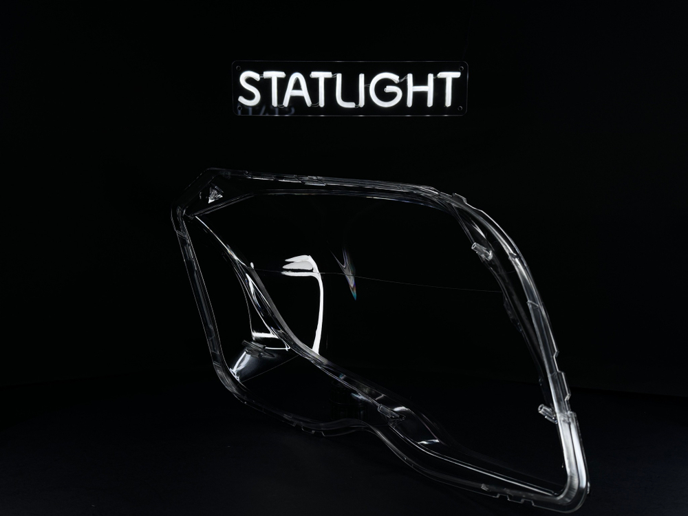 Левое стекло фары Mercedes GLK 204 2012-2015 рест