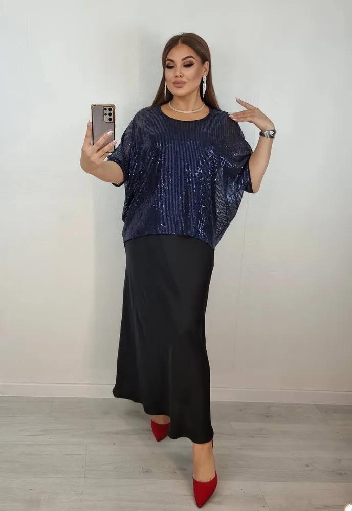 Платье с накидкой 03573-1 Фабрика Моды