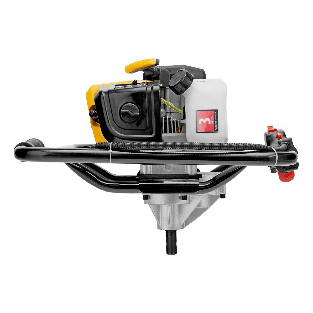 Мотобур DX-52, объём двигателя 52 см3, соединение 20 мм, без шнека// Denzel