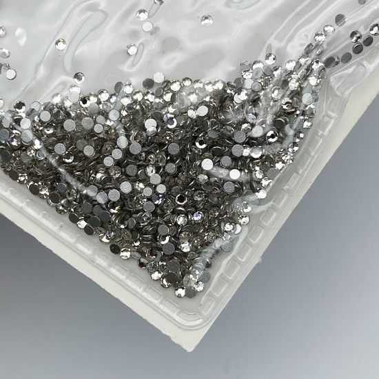 Стразы Стекло размер ss3 Crystal прозрачные ~1440 шт.