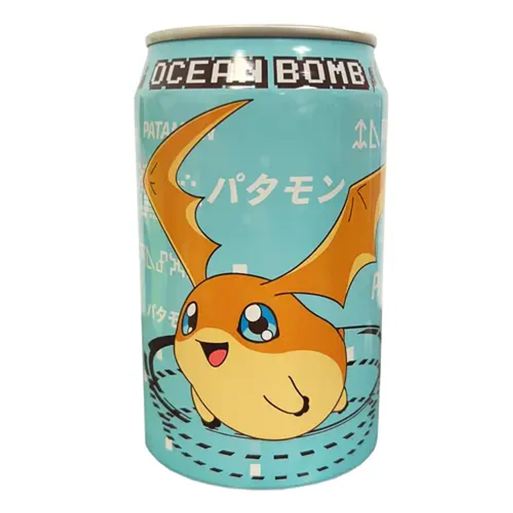 Лимонад Digimon Patamon OceanBomb со вкусом лимона ж/б, 330 мл