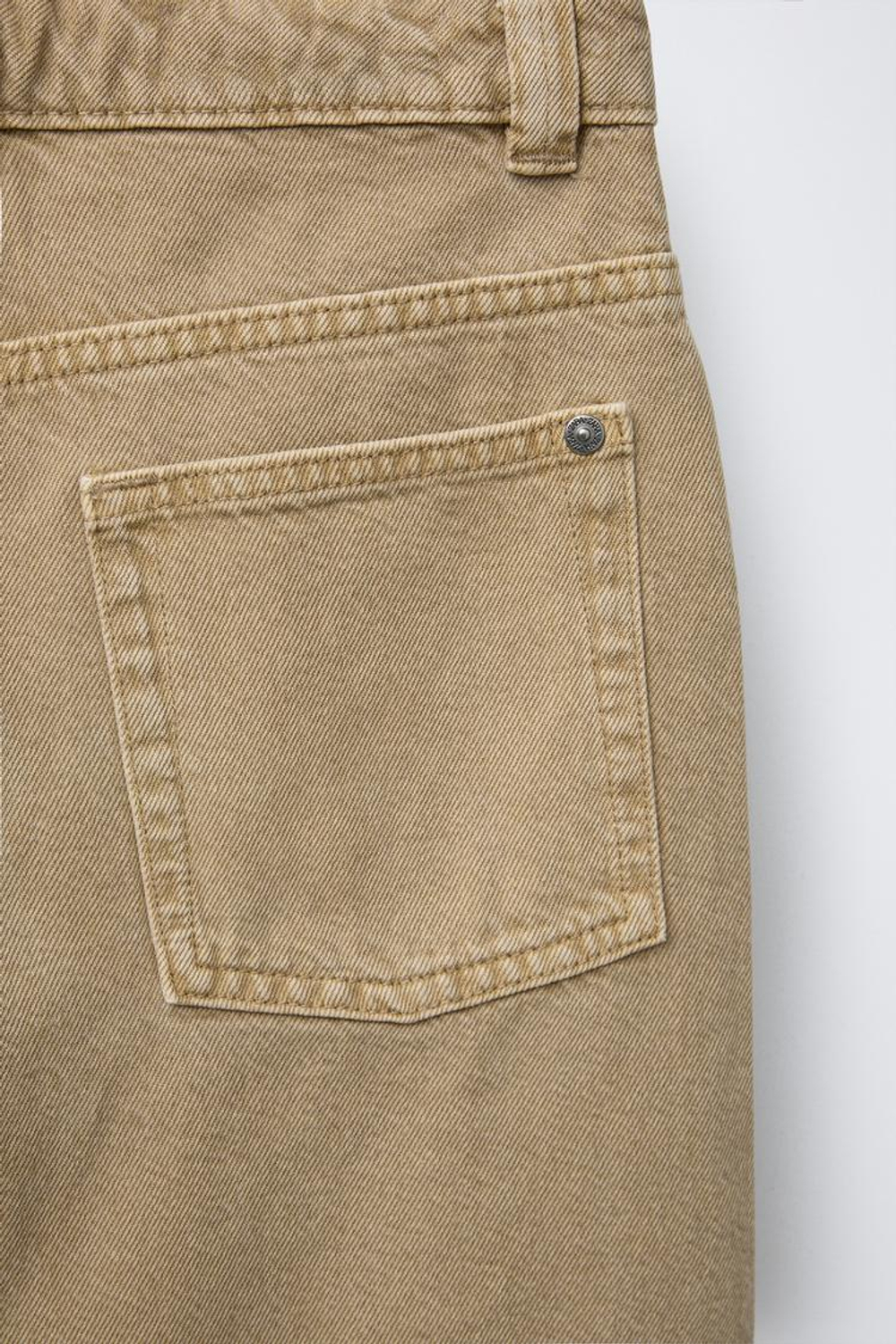 ZARA ШОРТЫ СВОБОДНОГО КРОЯ, ОХРА