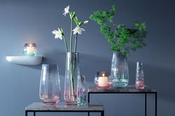 Ваза 20см Dusk зеленая-серая LSA International