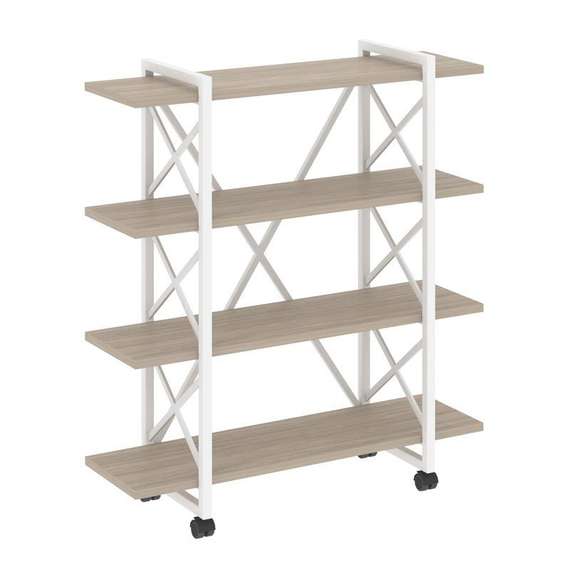 Лофт Стеллаж на колесных опорах-4 полки VR.L-MST.K-4.8V  1200*400*1334