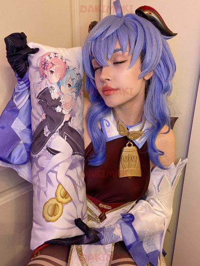 Мини дакимакура Рам и Рем из Re:Zero. Жизнь с нуля в альтернативном мире арт. M0791, 60х20 см