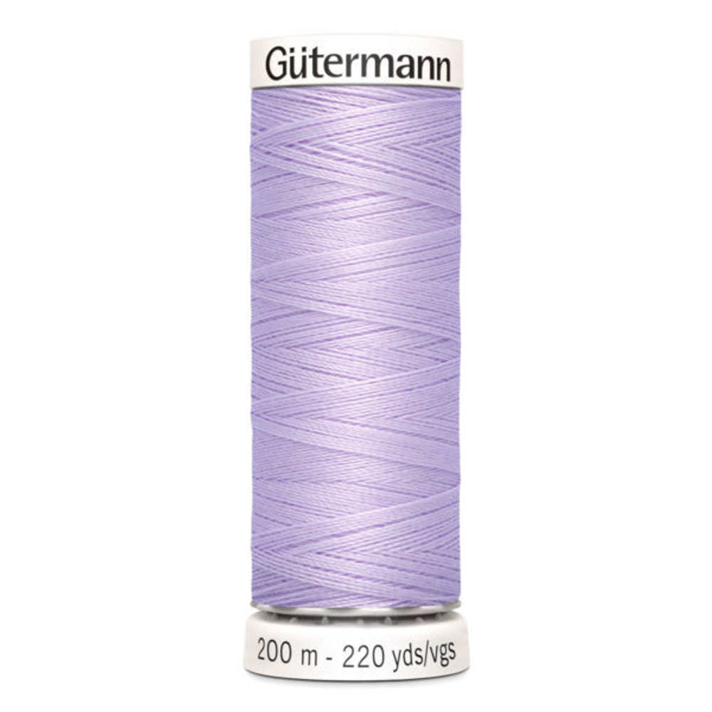 Нить Sew-All 200 м, Gutermann, 442 бело-лавандовый