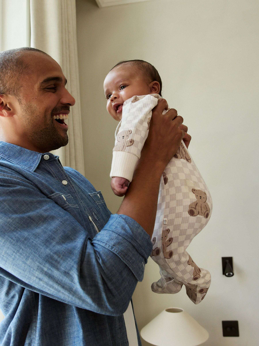 Комбинезон / Слип для малышей Next AW3-055, 4 шт., Коричневый, Молочный