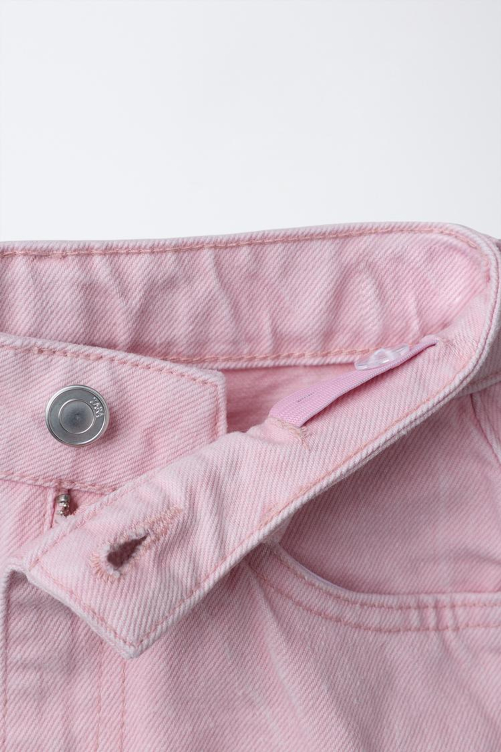 ZARA ДЖИНСЫ BARREL, РОЗОВЫЙ