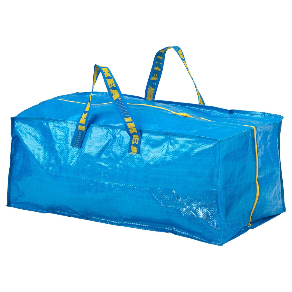 IKEA FRAKTA  (ИКЕА ФРАКТА)  -  Сумка для коляски, синяя, 73x35x30 см 76 л
