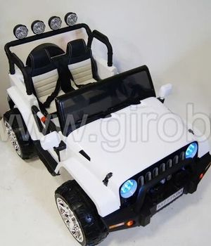 Детский электромобиль River Toys JEEP M777MM белый