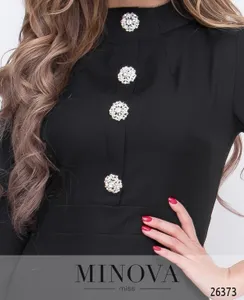 Платье 8594-черный Minova