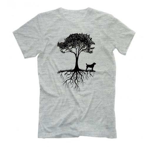 Футболка "Алабай и дерево"