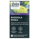 Gaia Herbs, Родиола розовая, 60 веганских жидких фито-капсул