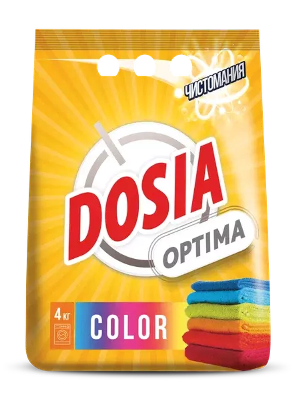 DOSIA Optima 4кг  COLOR  порошок д/стирки  (4 шт. кор.)