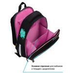 Ранец Berlingo Expert Light Run for fun 38х28х15см, 3 отд., с анатомической спинкой