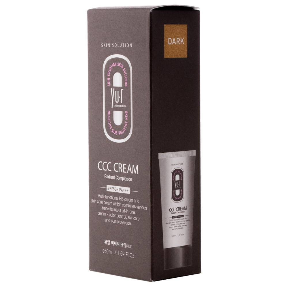 YU.R Корректирующий крем для лица - ССС Cream (Dark), 50 мл, SPF50+