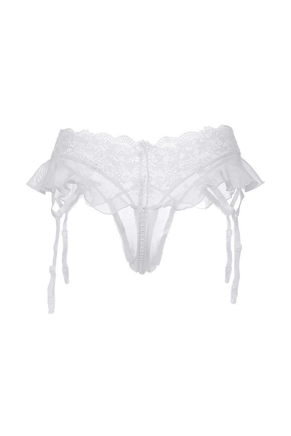 Роскошные трусики-пояс с жемчужной нитью Adeline