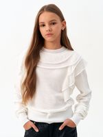Джемпер для девочки AT1272 белый