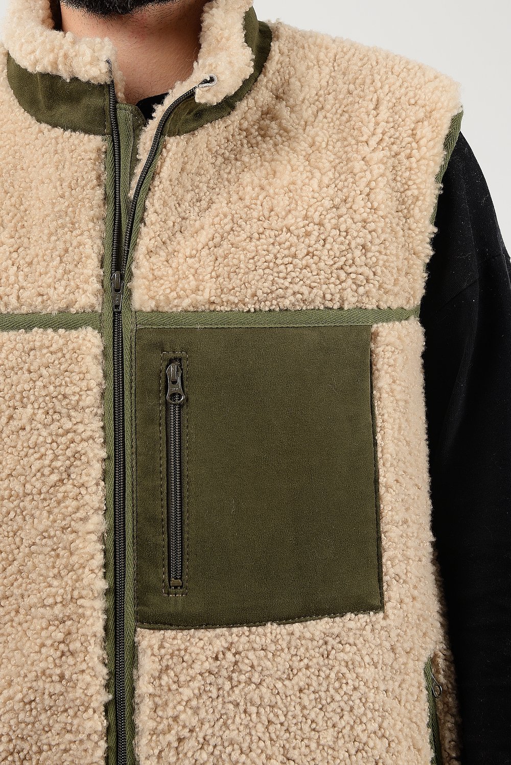 Мужской жилет "Гарри" из овчины