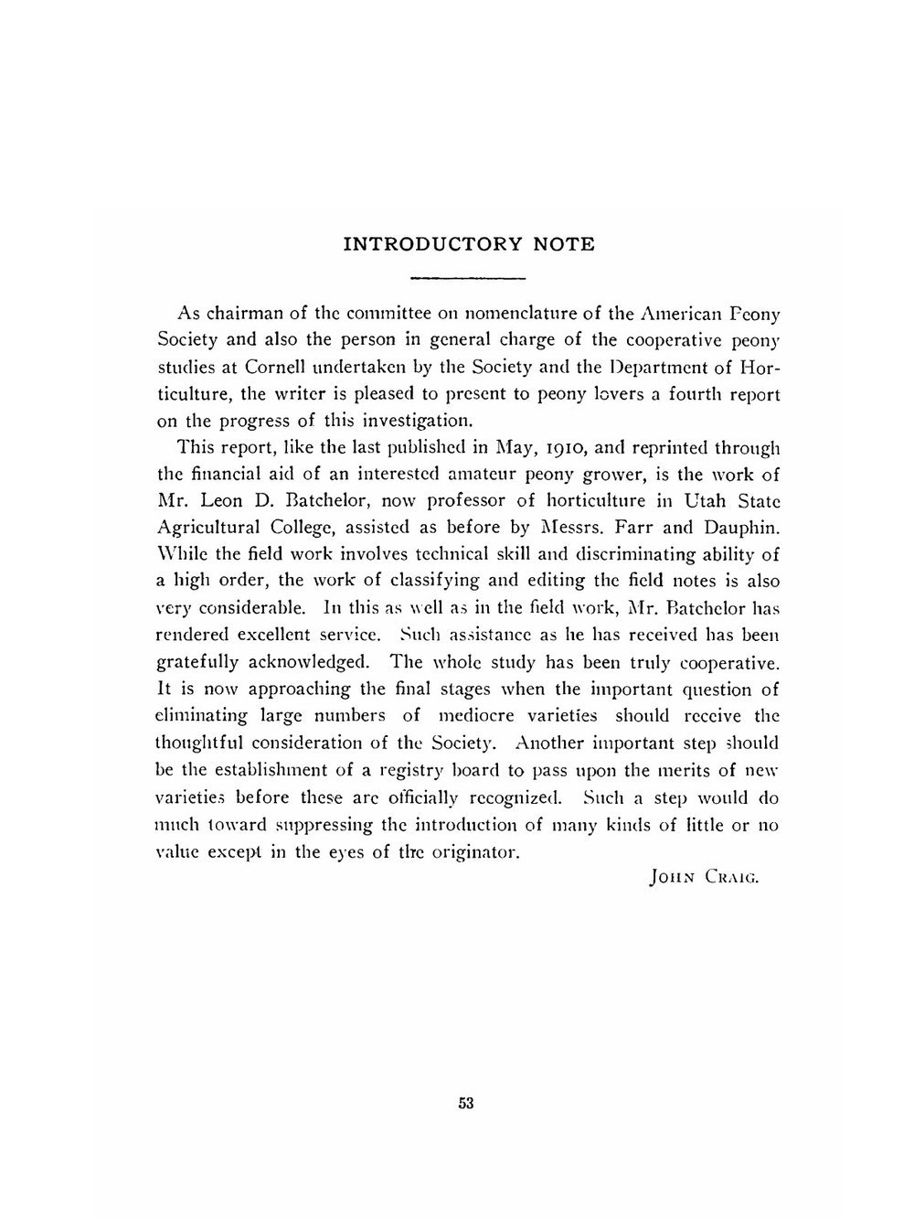 Classification of the peony | Leon Dexter Batchelor