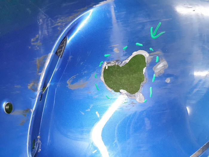 Бампер задний Mercedes C w206 (2021-н.в.)