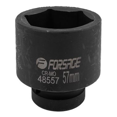 Головка ударная 1'', 57мм (6гр.) Forsage F-48557