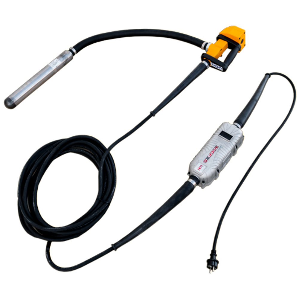 Глубинный вибратор Enar SPYDER PRO 50 GUN высокочастотный - [220V / 50 мм / длина 0.8 м]