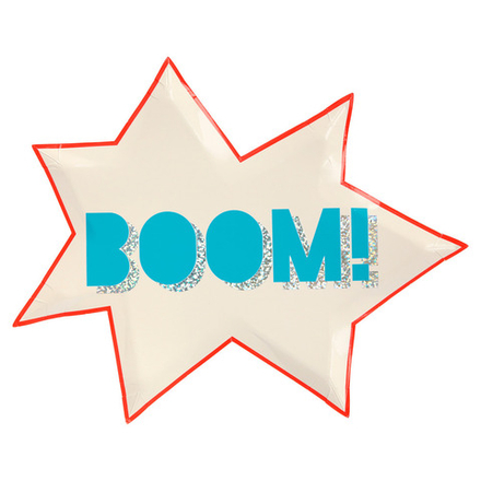 Тарелки маленькие "Супер Герои" 8 шт. (2023)