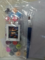 Картина по номерам на холсте "Закат у реки" 40х50