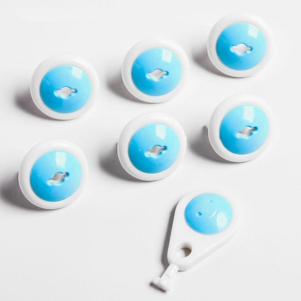 Заглушка для розетки с ключом, 6 шт. 1385787