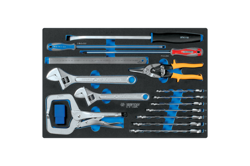 Набор инструментов арматурщика, ложемент, 24 предмета