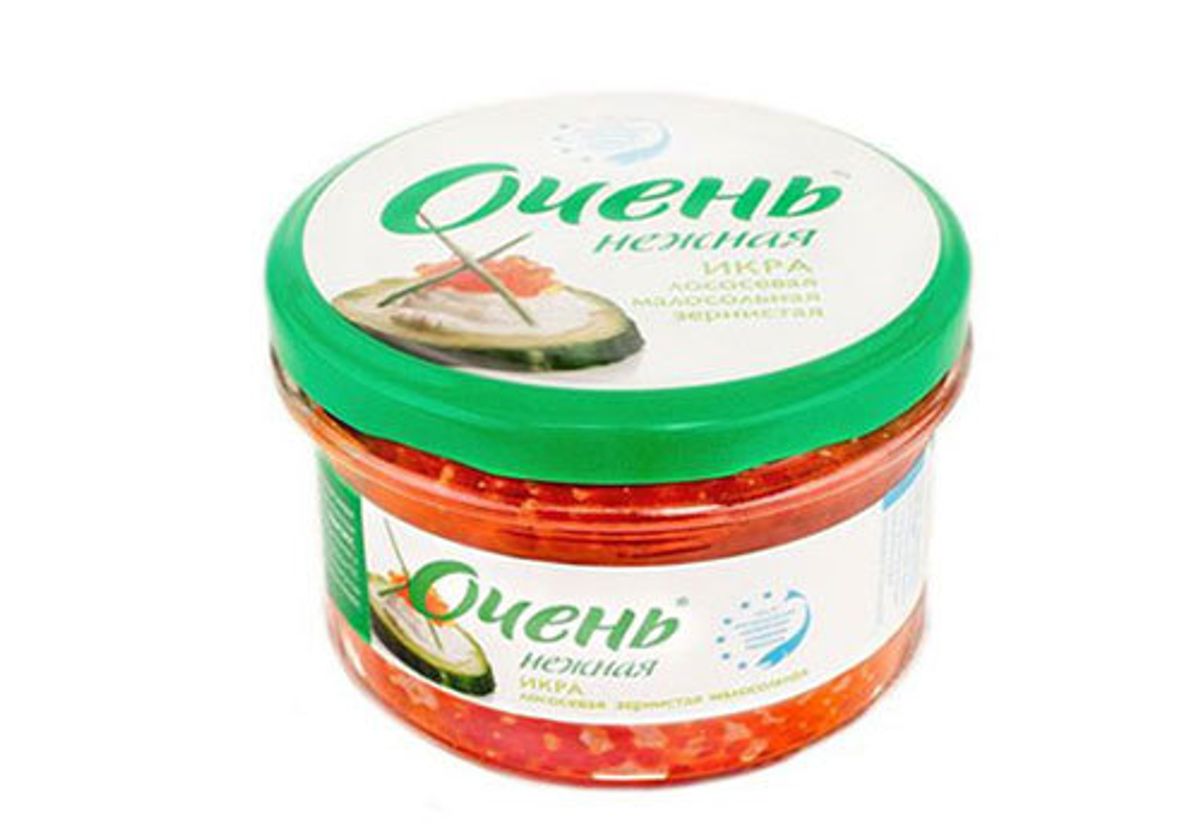 Икра красная "Очень нежная", 220г