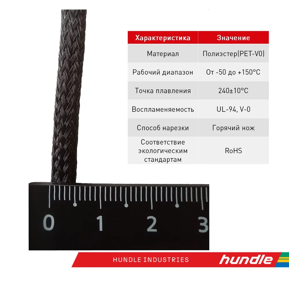 Hundle Оплетка кабельная 29.2 мм², 3 м