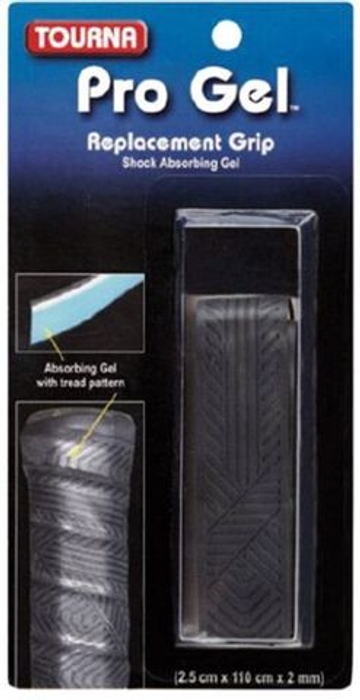 Намотки теннисные базовая Tourna Pro Gel Grip black 1P