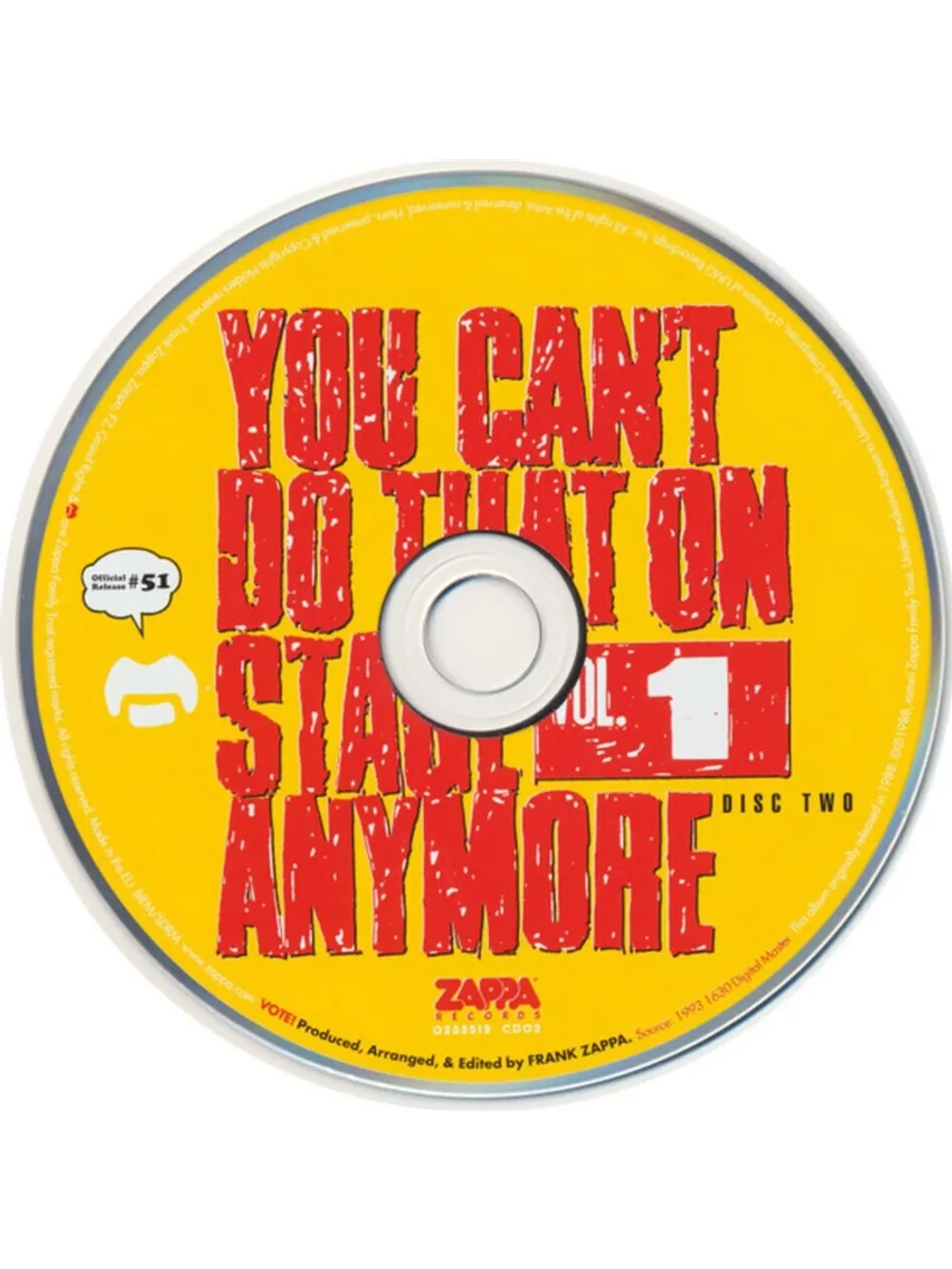 Frank Zappa — You Can't Do That On Stage Anymore Vol. 1
