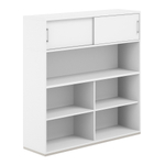 Стеллаж-комбо односторонний с антресолью AG.251.110.671.WH ALLEGRO (АЛЛЕГРО)