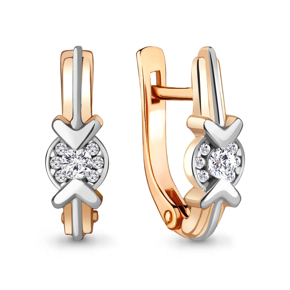 942800Ак Серьги из Золота с бриллиантами